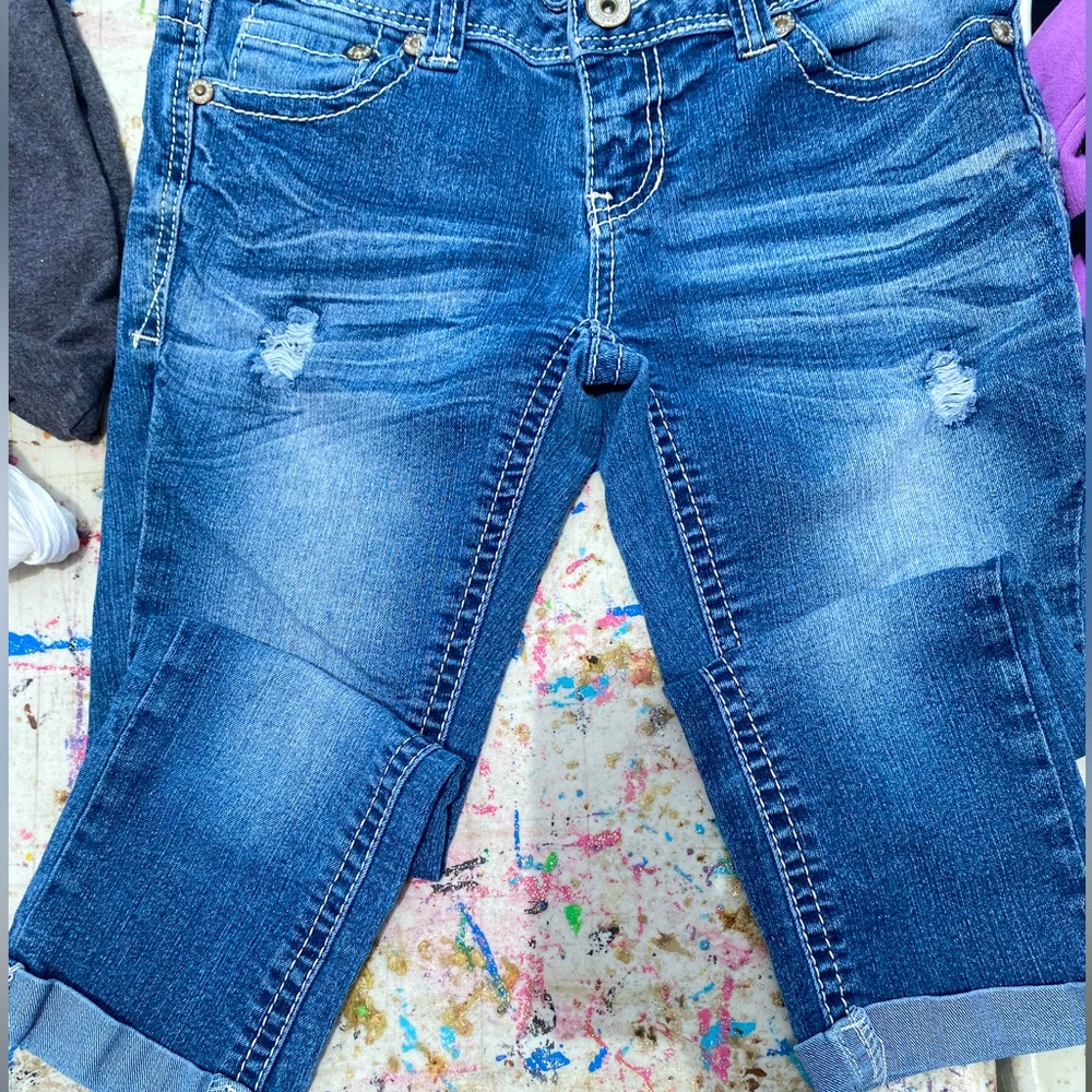 2000s Rue 21 Capri Jeans #Y2Kstyle